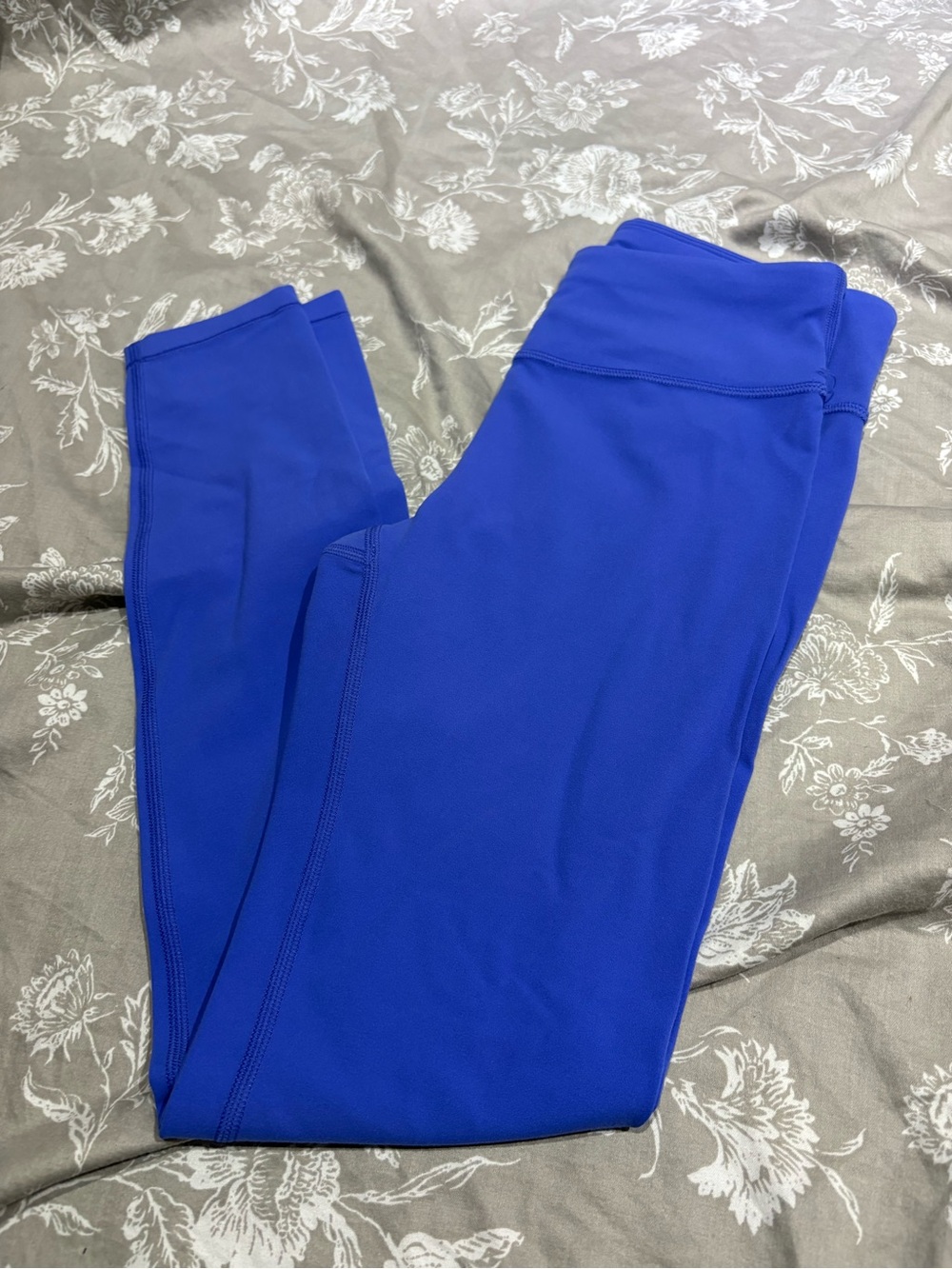 Athleta Girl high rise chit chat leggings tights periwinkle blue 12 large - Picture 1 of 3